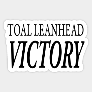 TOTAL LEANHEAD VICTORY Sticker